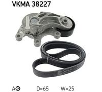 SKF VKMA 38227 Kit Cinghie Poly-V