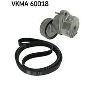 Kit cinghia trapezoidale multirighe VKMA 60018 SKF per OPEL CHEVROLET