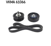 Kit cinghia trapezoidale multirighe VKMA 61066 SKF per TOYOTA YARIS