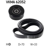 Kit cinghia trapezoidale multirighe VKMA 62052 SKF per NISSAN