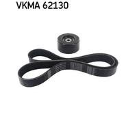 Kit cinghia trapezoidale multirighe VKMA 62130 SKF per NISSAN JUKE