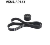 Kit cinghia trapezoidale multirighe VKMA 62133 SKF per NISSAN MICRA IV