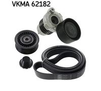 Kit cinghia trapezoidale multirighe VKMA 62182 SKF per RENAULT DACIA NISSAN