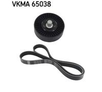 Kit cinghia trapezoidale multirighe VKMA 65038 SKF per HYUNDAI KIA
