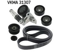 Kit cinghia trapezoidale SKF per Audi A4 A5 A6 Q5 VW Phaeton