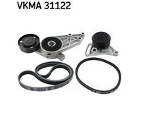 Kit cinghia trapezoidale SKF per Audi A4 A6 Cabriolet Skoda Superb VW Passat