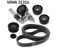 Kit cinghia trapezoidale SKF per Audi A6 VW Touareg