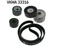 Kit Cinghia Trapezoidale SKF per Citroen Jumper Fiat Ducato Peugeot Boxer