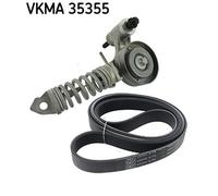 Kit cinghia trapezoidale SKF per Opel Adam Astra Meriva Mokka