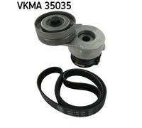 Kit cinghia trapezoidale SKF per Opel Astra Combo Corsa Meriva