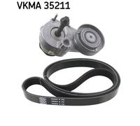 Kit cinghia trapezoidale SKF per Opel Astra Insignia Mokka Zafira
