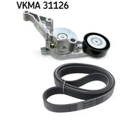 Kit cinghia trapezoidale SKF per VW Caddy California Multivan Transporter
