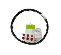 KIT CINGHIA TRASMISSIONE E RULLI VARIATORE ORIGINALE PIAGGIO BEVERLY 250-300