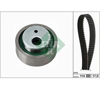 Kit cinghie dentate INA 530025810 compatibile con CITROËN FIAT LANCIA PEUGEOT