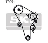Kit cinghie dentate per AUDI VW 80 90 CADDY GOLF ILTIS JETTA PASSAT SANTANA TRAN