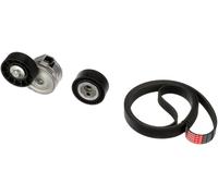 GATES Kit Cinghie Poly-V K056PK1740 Gomma Compatibilità con PEUGEOT 206 2 volumi/Coda spiovente 2A/C PARTNER Furgonato 5, CITROËN XSARA PICASSO N68