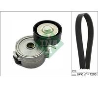 Kit cinghie poly-V INA 529 0357 10 CITROEN C6 (TD_) 2.2 2006-201