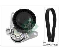 Kit cinghia trapezoidale multirighe 529 0367 10 INA per AUDI VW SKODA SEAT CUPRA