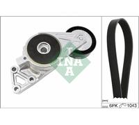 Ina Set di cinghie Poly-V 529 0429 10 per VW, Audi, Skoda, Seat