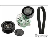Kit cinghie poly-V INA 529 0450 10 per MERCEDES-BENZ CLK (C209) 2.7 2003-2005