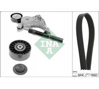 Kit cinghie poly-V INA 529 0471 10 per AUDI A3 (8L1) 1.9 1997-2001