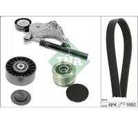 Kit cinghie poly-V INA 529 0471 20 per AUDI A3 (8L1) 1.9 1997-2001