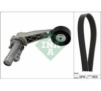 Kit cinghie poly-V INA 529 0504 10 per PEUGEOT RCZ 1.6 2010-2015