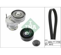 Kit cinghie poly-V INA 529 0505 10 per AUDI A3 (8P1) 1.4 2007-2012