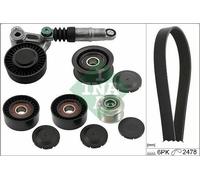 Kit cinghie poly-V INA 529 0520 20 per AUDI Q7 (4LB) 3 2007-2015
