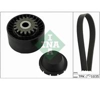 INA Kit cinghia 529 0016 10 trapezoidale multirighe per Renault Twingo II Wind