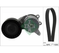 Kit Cinghie Poly-V per CITROËN PEUGEOT TOYOTA 108 AYGO AYGO X C1 IQ PASSO YARIS