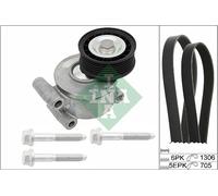 Kit Cinghie Poly-V per FORD VOLVO C-MAX C30 FOCUS FOCUS C-MAX S40 V50