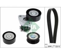 Kit Cinghie Poly-V per MERCEDES-BENZ CLASSE C CLASSE E SLK