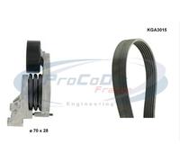Kit Cinghie Poly-V PROCODIS KGA3015 per VW POLO 1.4 TDI