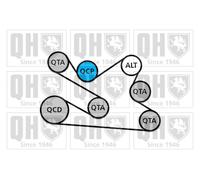 Kit Cinghie Poly-V QUINTON HAZELL QDK135 per RENAULT CLIO IV (BH_)
