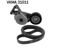 SKF Kit cinghia trapezoidale multirighe VKMA 31011 per VW, SKODA, AUDI, SEAT