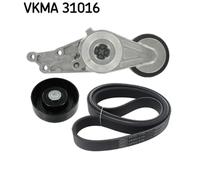 SKF Kit cinghie Poly-V VKMA 31016 per Audi A4 (B6/B7), A6 C5