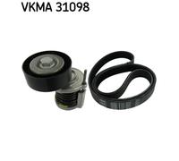 Kit Cinghie Poly-V SKF VKMA 31098 per VW POLO 1.6 TDI