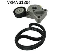Kit cinghia trapezoidale multirighe VKMA 31204 SKF per AUDI SEAT SKODA VW
