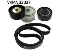 Kit Cinghie Poly-V SKF VKMA 33037 per CITROËN BERLINGO