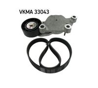 Kit Cinghie Poly V Skf VKMA 33043 per Alfa Romeo Audi Citroën Fiat Ford Mazda VW