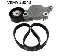 SKF VKMA 33043 Kit Cinghia Multi-V | Vkma 33043 per (HDI, TDCI)