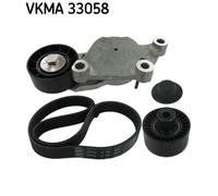 SKF VKMA 33058 Kit Cinghie Poly-V