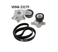 Kit Cinghie Poly V Skf VKMA 33179 per Citroën Peugeot
