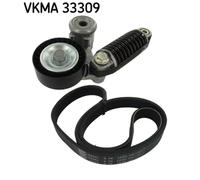 SKF Kit cinghie Poly-V VKMA 33309 per Citroën C2/C3 I