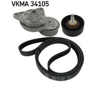 Kit Cinghie Poly-V SKF VKMA 34105 per FORD FOCUS 2.0 16V