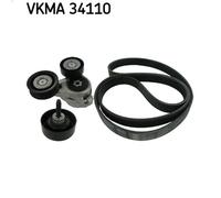 Kit cinghie poly-V SKF VKMA 34110 per FORD FOCUS C-MAX (DM2) 1.8 2005-2007