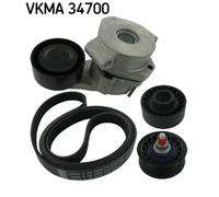 SKF Kit cinghie Poly-V VKMA 34700 per Ford, Citroën, Peugeot, Fiat