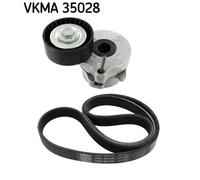 Kit Cinghie Poly-V SKF VKMA 35028 per OPEL CORSA 1.3 CDTI (L08, L68)