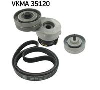 Kit cinghia trapezoidale multirighe VKMA 35120 SKF per OPEL COMBO Tour CORSA C